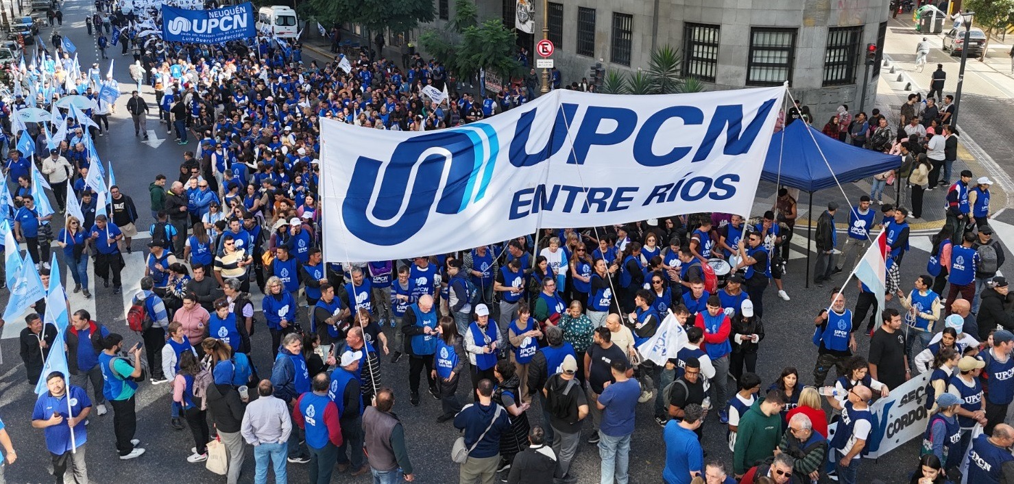 UPCN Entre Ríos marcó presencia en la marcha de la CGT – Entre Ríos Ahora