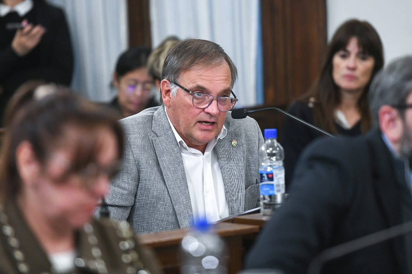 Berthet habló tras la salida de Nancy Miranda del bloque del PJ en el Senado