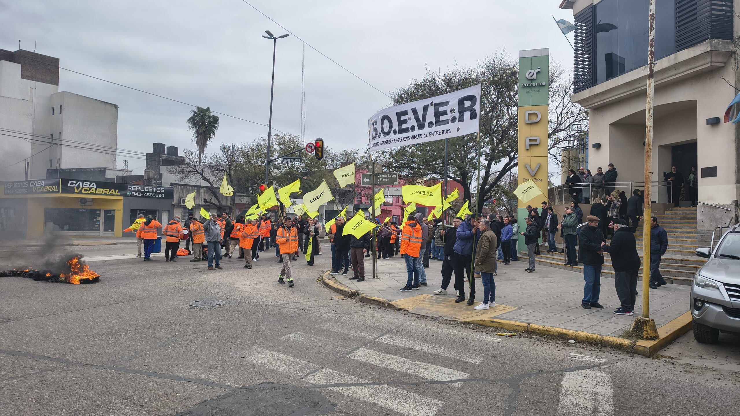 Cierre de una Zonal de Vialidad: abren mesa de diálogo